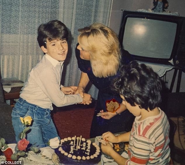 Senada Dodik with her son Damir, 17, who was killed by sniper fire during the Siege of Sarajevo