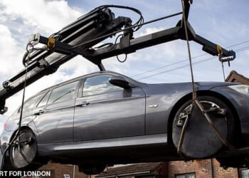 When the Mail approached TfL, it was happy to provide images of cars its bailiffs had taken