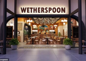 An artist's impression of the new Castell de Santa Bàrbera pub at Alicante Airport in Spain