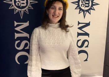 Erin was invited on a behind-the-scenes tour of MSC Virtuosa, a cruise ship currently docked at the port in Southampton