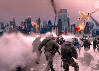 On day two of the blackout, police and the Armed Forces are ordered on to the streets in London, Manchester, Glasgow and other major cities in an attempt to control looting, which is rampant