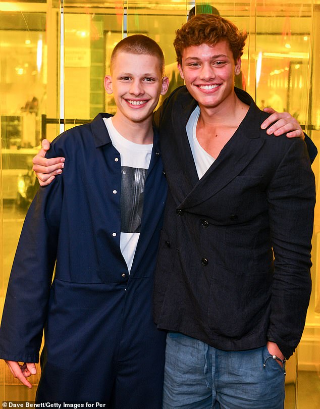 Freddy, left, and Bobby Brazier are said to be rebelling against their father amid family turmoil