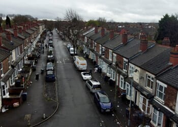 Pictured: James Turner Street in Birmingham, also known as Benefits Street. So what do today's inhabitants – 11 years on from that now-infamous documentary – really think of the Chancellor's cash grab?