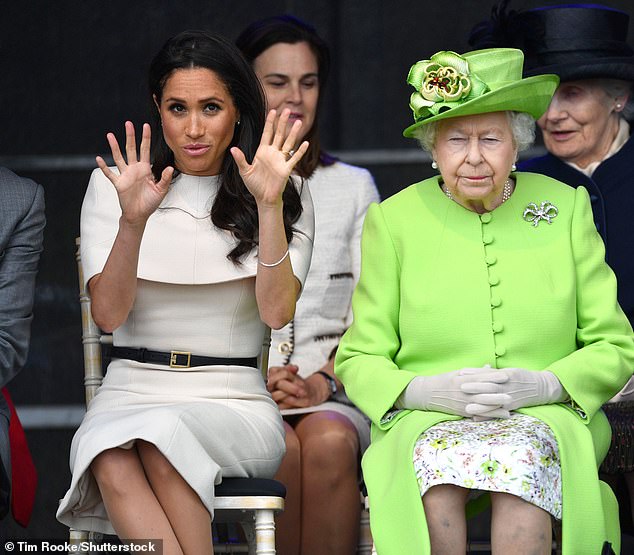 Royal watchers had hoped Meghan would learn by watching Her Majesty in action but, according to body language expert Judi James, the engagement might have been a tad premature