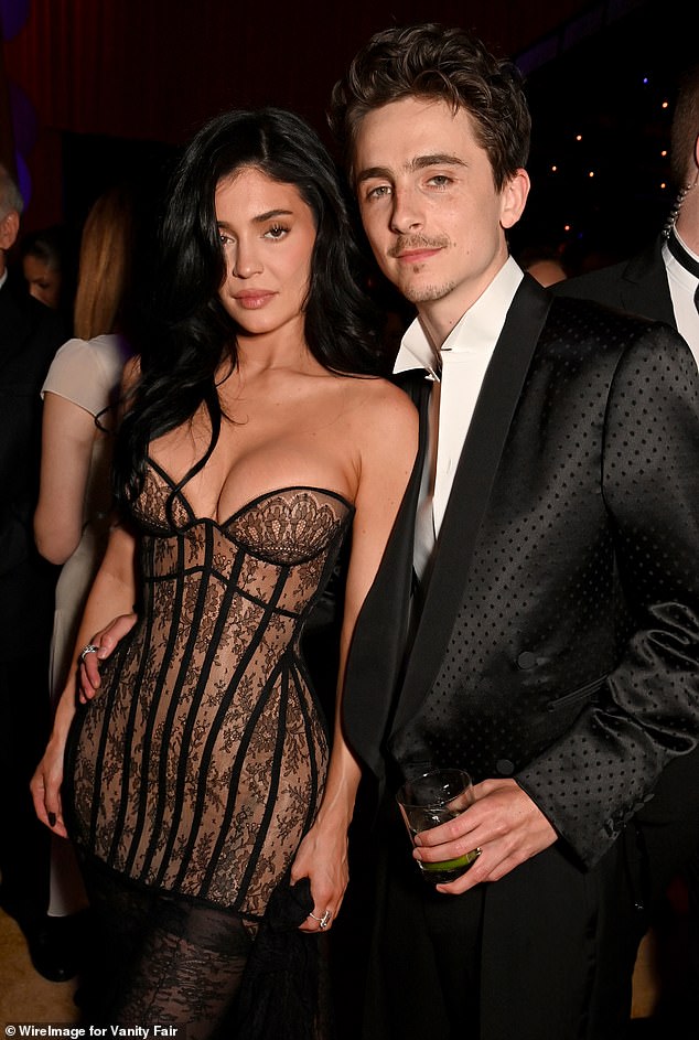 After two-and-a-half years, Hollywood's most unlikely couple are thought to have called it quits, with Timothee Chalamet dumping Kylie Jenner (pictured on March 2)