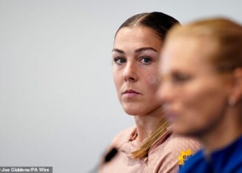 Mary Earps alongside manager Sarina Wiegman. Earps says she still has respect for the England head coach, despite their relationship breakdown