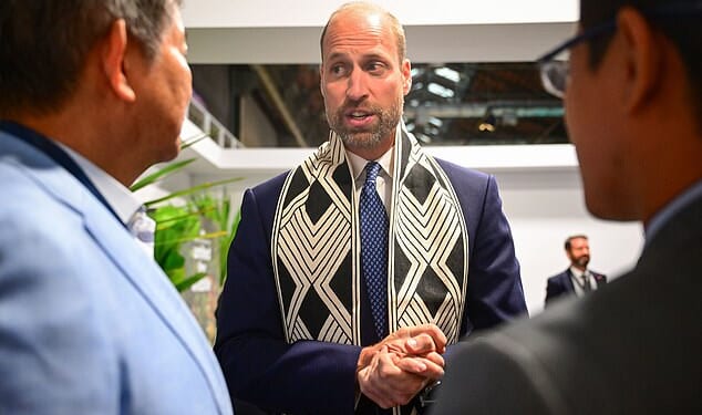 Prince William during the United for Wildlife Summit at Pier Maua, Rio de Janeiro, Brazil, on Tuesday