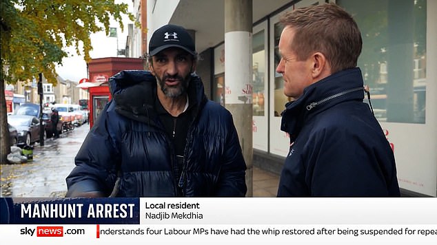 The man who called the police on wrongly released Algerian sex offender Brahim Kaddour-Cherif has told how he also saw the arrest nearby of Ethiopian freed prisoner Hadush Kebatu