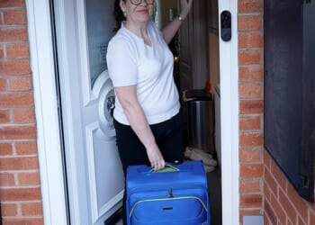 Celine's bags are packed after a series of scary attacks on her property in Worcester