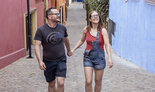 Alan and Katie Donegan (pictured) have revealed how they saved enough money to retire young