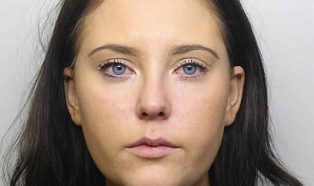 Eleanor Brown, 22, spent the past year locked up behind bars after sharing explicit images of her policeman dad's former mistress to an escort website