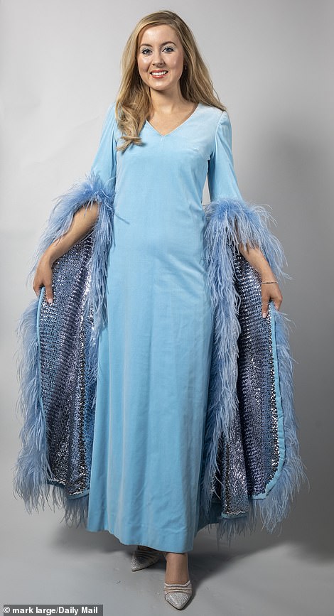 Cilla wore the gown to the Royal Variety Performance in 1969, an event attended by Queen Elizabeth II