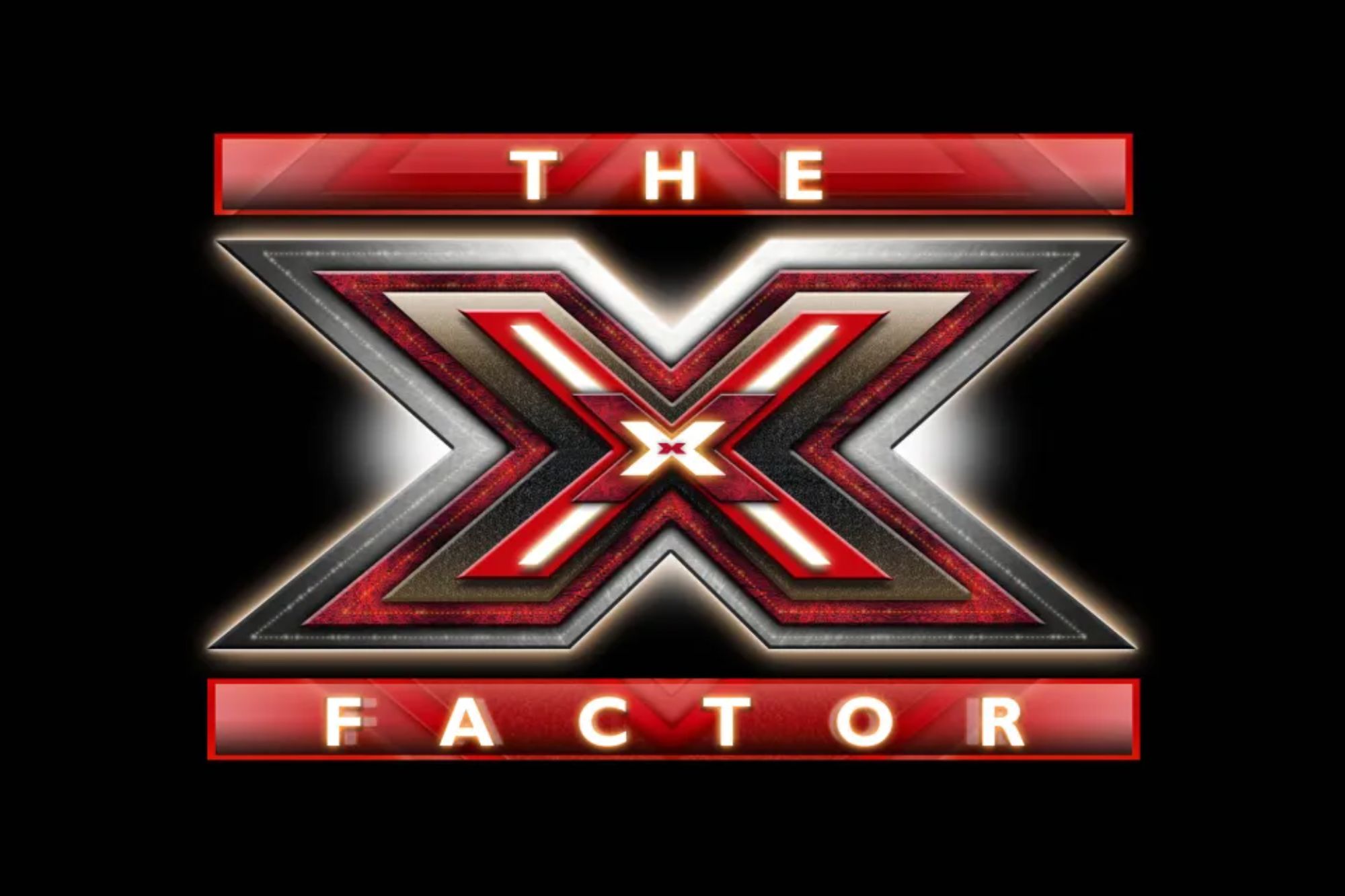 An image collage containing 1 images, Image 1 shows The X Factor logo
