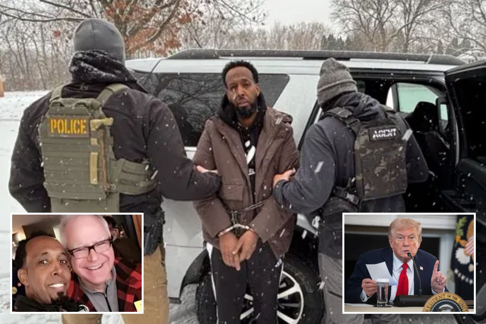 An image collage containing 3 images, Image 1 shows NINTCHDBPICT001043661330, Image 2 shows NINTCHDBPICT001043661292, Image 3 shows President Donald J. Trump Holds Roundtable On Antifa With Cabinet And Staff At White House ? 08 Oct 2025