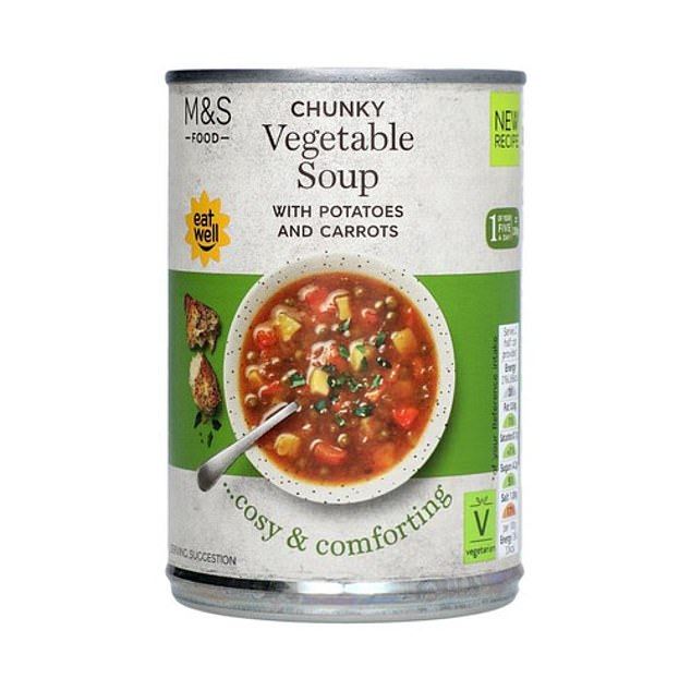 M&S Chunky Vegetable Soup (£1.10) - HEALTH FACTOR: 5/5