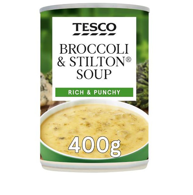 Tesco Broccoli and Stilton Soup (63p) - HEALTH FACTOR: 0/5