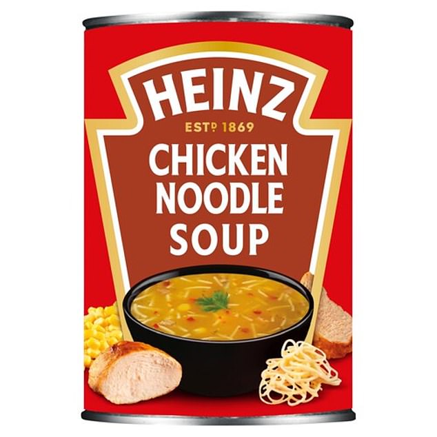 Heinz Chicken Noodle Soup (£1.70) - HEALTH FACTOR: 2/5