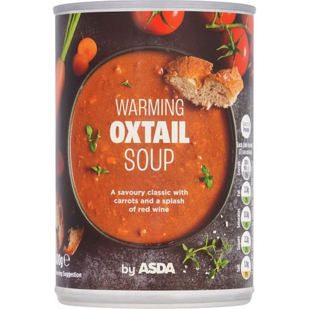 Asda Oxtail Soup (64p) - HEALTH FACTOR: 3/5