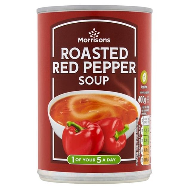Morrisons Roasted Red Pepper Soup (65p) - HEALTH FACTOR: 3/5