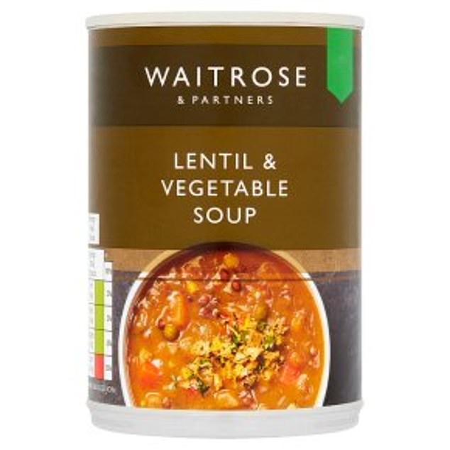 Waitrose Lentil and Vegetable Soup (£1.20) - HEALTH FACTOR: 5/5