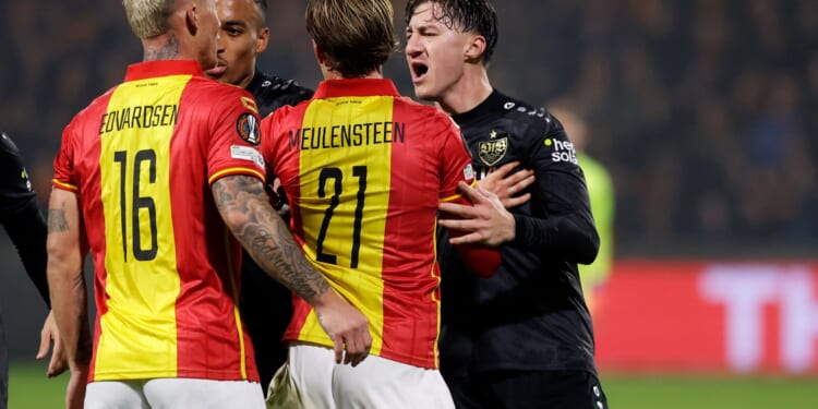 Europa League star fined by own club after mocking Stuttgart ace Angelo Stiller's nose as he issues grovelling apology