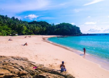 Brit dad, 37, drowns while swimming with his partner after getting swept out to sea by wave off hols island Phuket