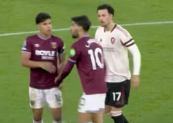 Curtis Jones' surprising reaction to Lucas Paqueta red card speaks volumes after West Ham star's 'irresponsible' act
