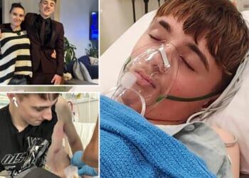 Shocking pics reveal ‘black chunks’ doctors had to cut out from teen’s lungs after vaping just three years