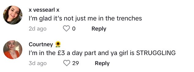 Other TikTok users lamented their struggles with the 1p saving challenge, although many were still glad to be saving money