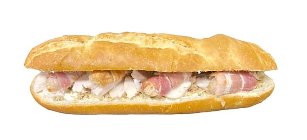 Ranking first for both calories and salt, the Morrisons Festive Baguette is a good options for those who prefer small lunches, experts say