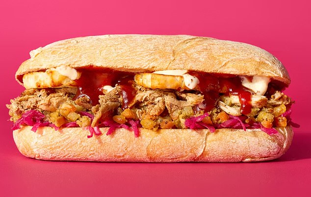 Leon's festive meat sandwich option contains the highest amount of sugar among all its savoury counterparts
