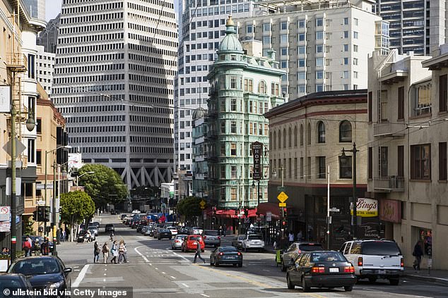 The building, built in 1907, can be found on the intersection of Columbus Avenue and Kearny Street. It received landmark status in 1970
