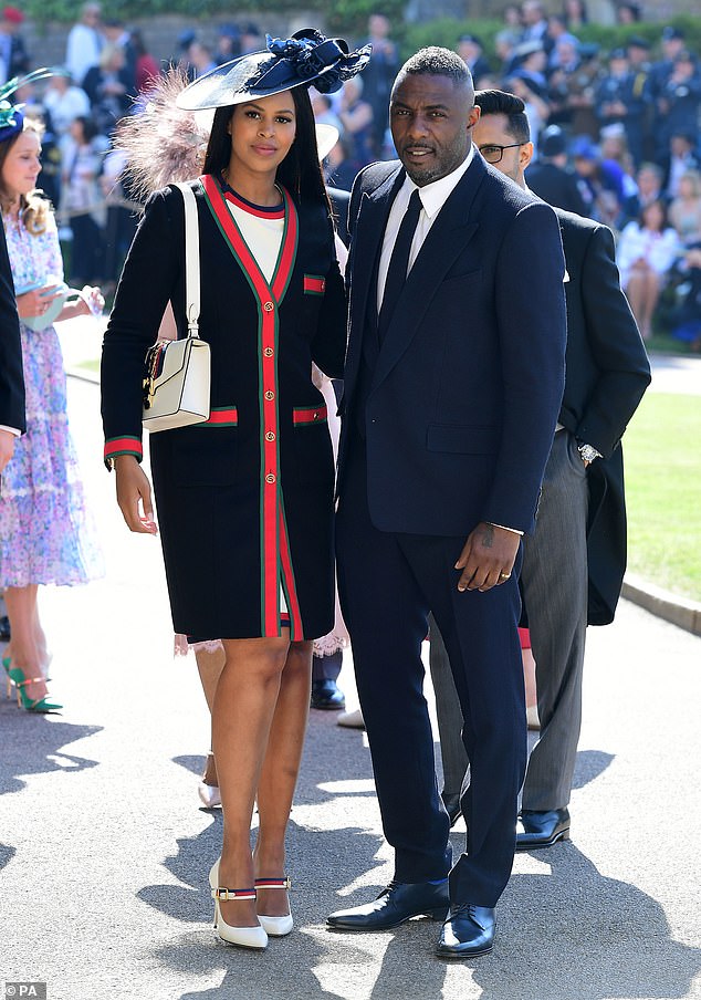 Before marrying love of his life, third wife Sabrina Elba, 36, the Luther star, 53, lived two very different lives with two of his ex wives (pictured with Sabrina in 2018)