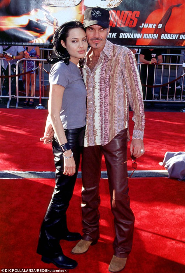 In 2000 he married Jolie. They separated in June 2002 and divorced the following year  (pictured together)