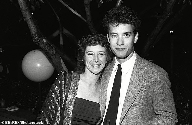When Tom Hanks, 69, met his now-wife Rita Wilson in the eighties, he was navigating a bitter divorce from Samantha Lewes (pictured with in 1983) after she cruelly separated him from their two children without warning