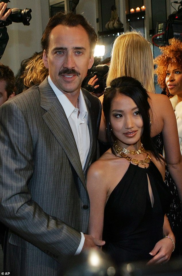 He married third wife Alice Kim, now 40, in July 2004 after meeting her while she worked as a waitress in a Los Angeles restaurant (pictured in 2006)