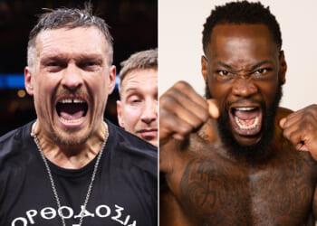 Oleksandr Usyk calls out Deontay Wilder as Ukrainian makes surprise choice of next opponent