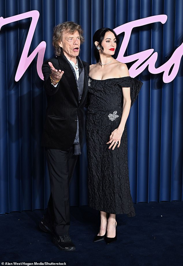 Mick Jagger proved he still has plenty of swagger as the age-defying 82-year-old arrived alongside his glamorous fiancée Melanie Hamrick, 38
