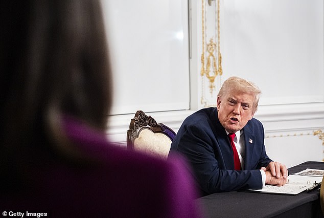 Trump asked a journalist on Thursday whether she was 'a stupid person'