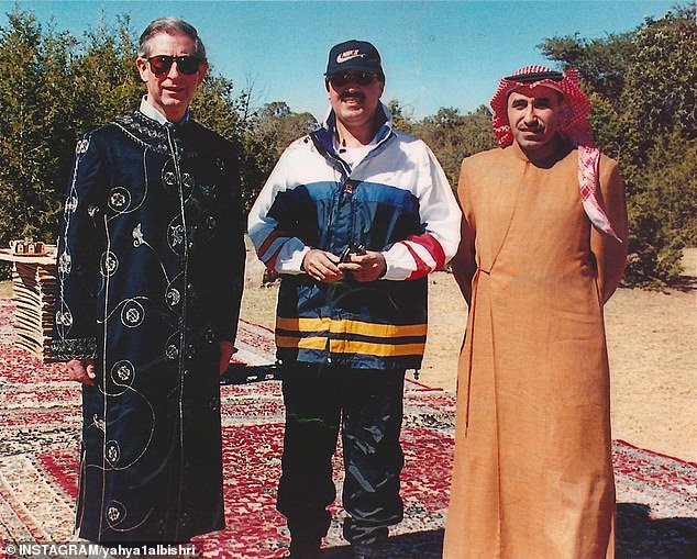Charles was gifted the daqlah in 1998 during a visit to Saudi Arabia