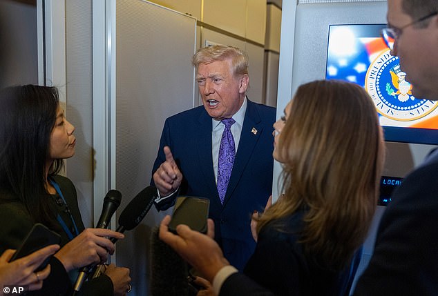 President Donald Trump said on Sunday there's a 'good chance' of a deal to end the Russia-Ukraine war