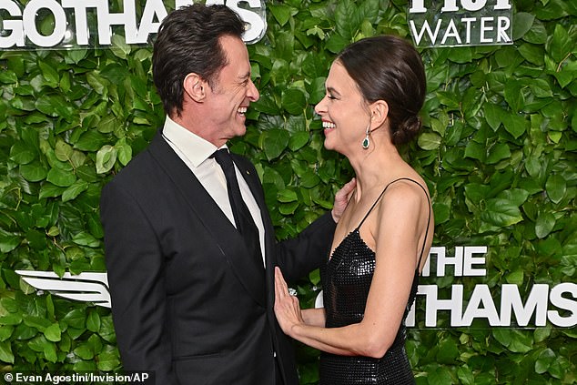 The lovebirds exuded couples goals as they assumed the position on the red carpet