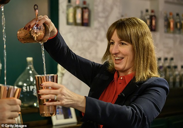 Rachel Reeves on a visit to the Sipsmith Distillery, Chiswick, in October