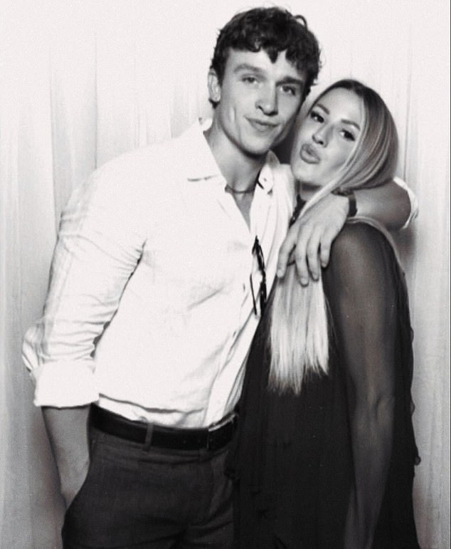 Ellie is set to welcome her first child with boyfriend Beau Minniear (pictured)