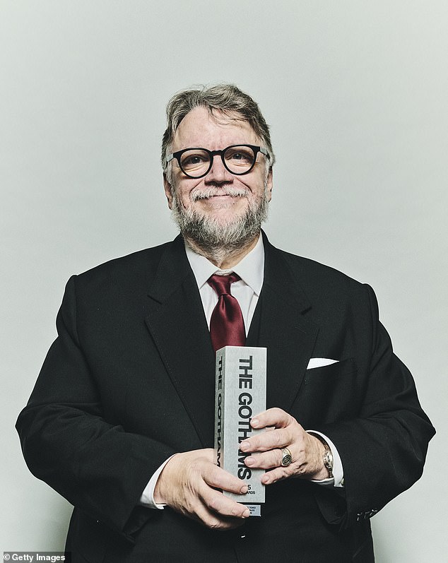 Stars who attended Monday's big event, like Frankenstein director Guillermo del Toro, also stopped by the IMDb Portrait Studio to show off their outfits and awards