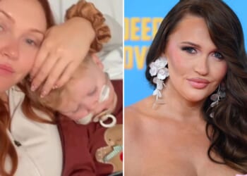 Charlotte Dawson's son, two, rushed to A&E as panicked star cancels work and posts heartbreaking hospital snap