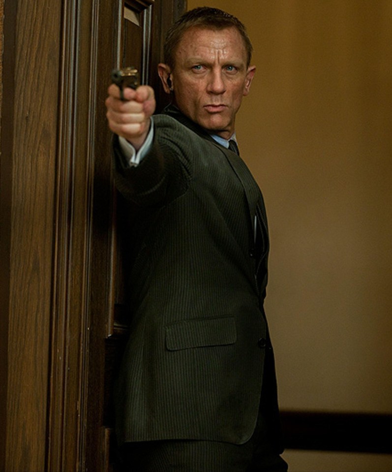 Daniel Craig as James Bond in Skyfall.