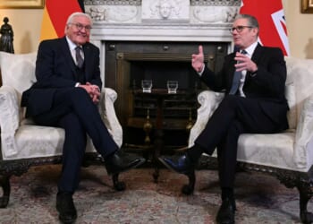 Sir Keir Starmer denies he's betraying Brexit as he welcomes German president Frank-Walter Steinmeier