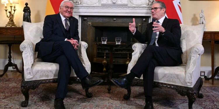 Sir Keir Starmer denies he's betraying Brexit as he welcomes German president Frank-Walter Steinmeier