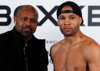 Chris Eubank Jr's ex-coach Roy Jones Jr reveals he sent concerned text to boxer after worrying hospital video emerged